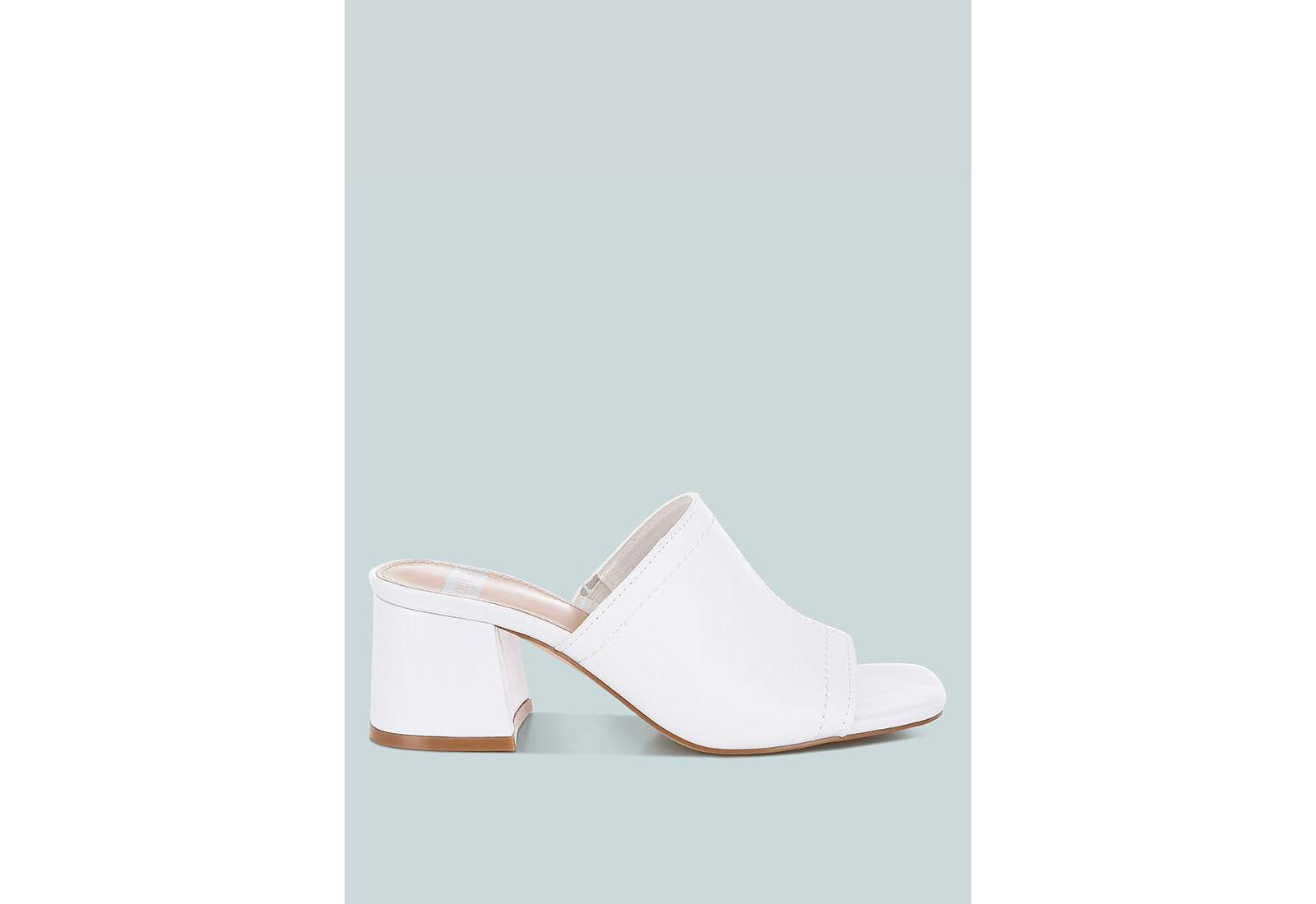 Wuling Slip-On Soft Leather Heels