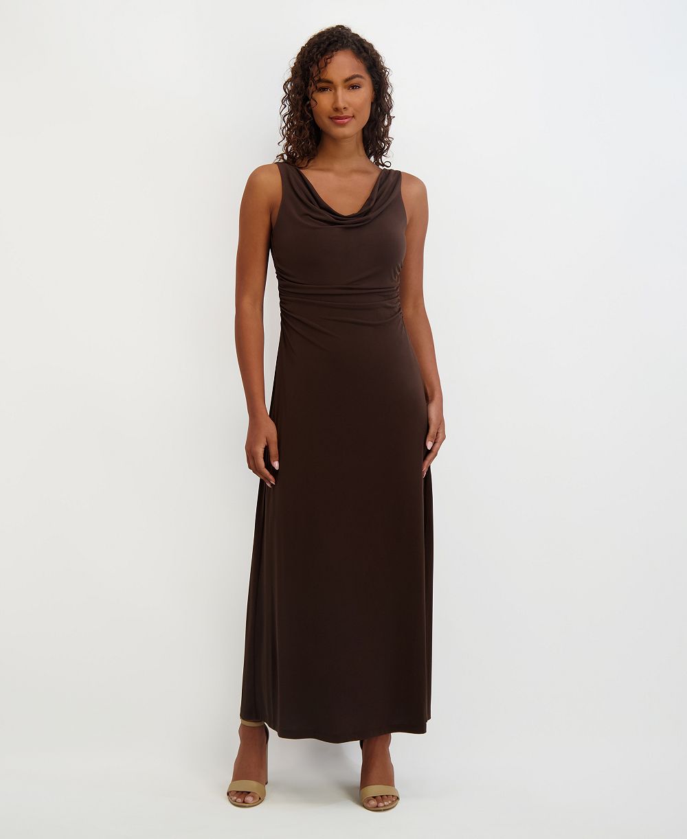 Женское макси-платье Kensie Draped Cowlneck Sleeveless