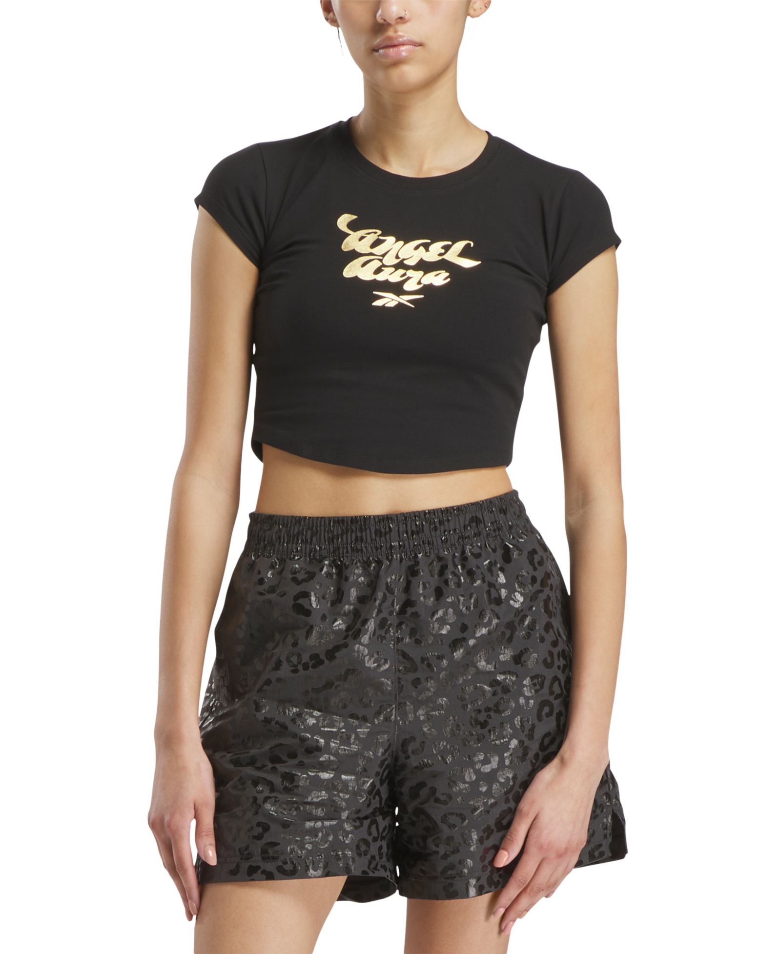 Reebok x Angel Reese Women's Cropped Graphic Tee