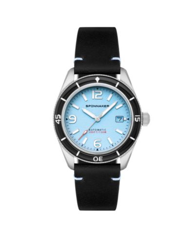 Мужские часы Spinnaker Fleuss Automatic с кожаным ремешком, 43mm
