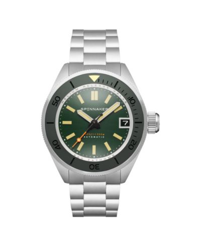 Мужские часы Spinnaker Piccard Automatic Solid Stainless Steel Bracelet Watch, 45mm