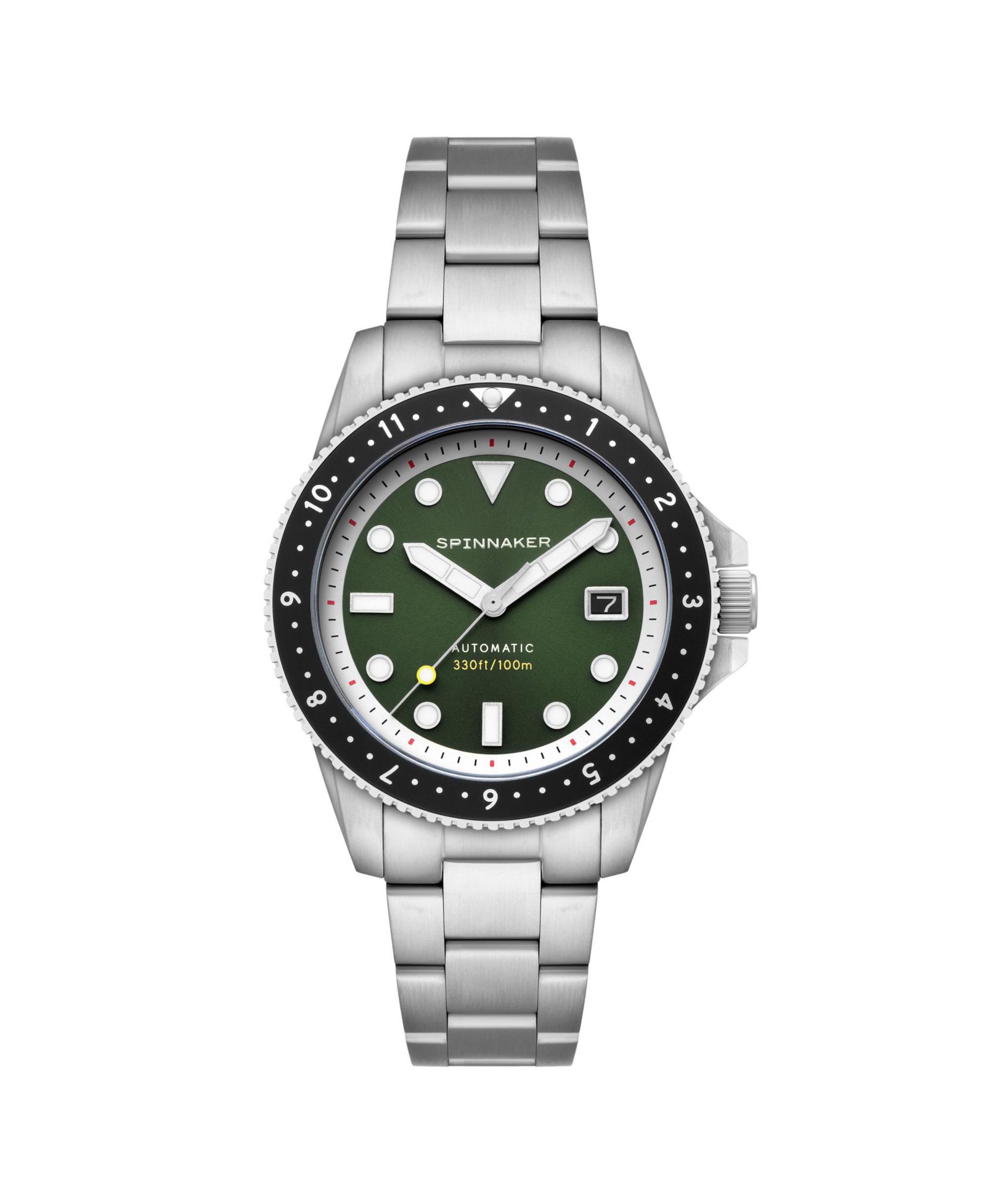 Spinnaker Men's Croft Pioneer Automatic Solid Stainless Steel Bracelet Watch, 42mm