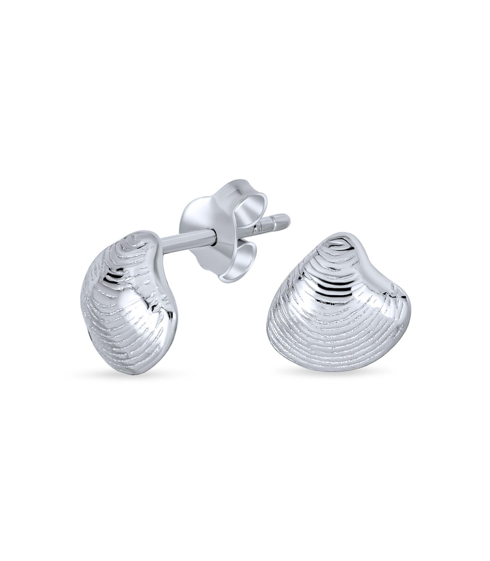 Серьги-гвоздики Bling Jewelry в виде морских ракушек