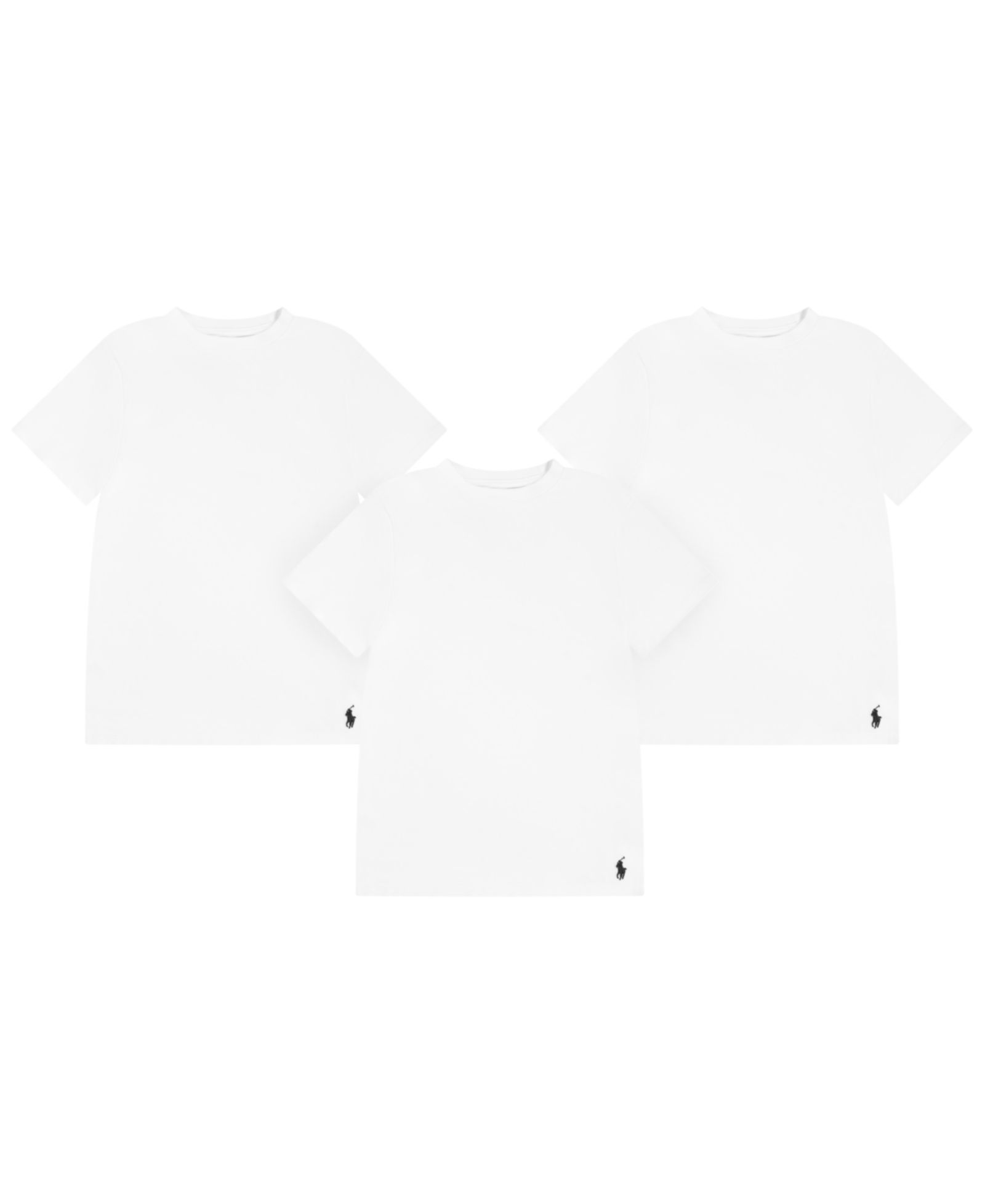 Polo Ralph Lauren Boys' 8-20 Crewneck Undershirts, 3-Pack