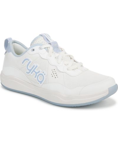 White/Blue Mesh Fabric