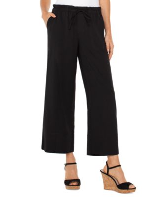 Брюки Liverpool Los Angeles Petite Cropped с широкими штанинами