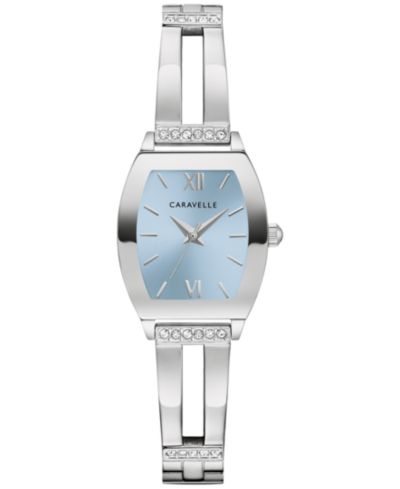 Caravelle Женские часы Crystal Accent Stainless Steel Expansion Bracelet 22mm