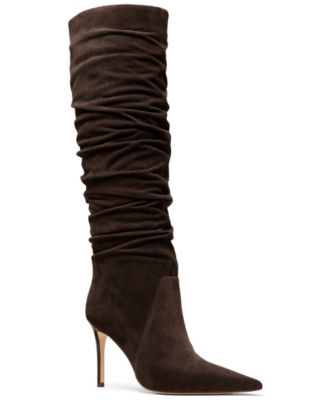 Chocolate Suede Leather