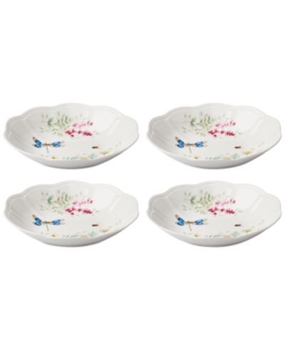 Lenox Butterfly Meadow Herbs Pasta Bowls, Set of 4