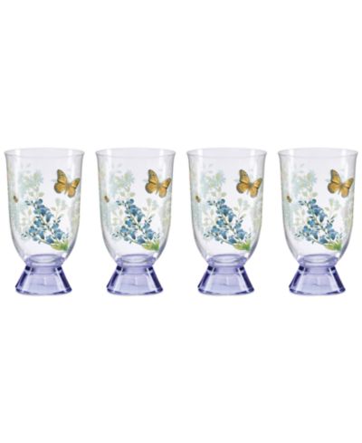 Lenox Butterfly Meadow Herbs Tall Tumblers, Set of 4