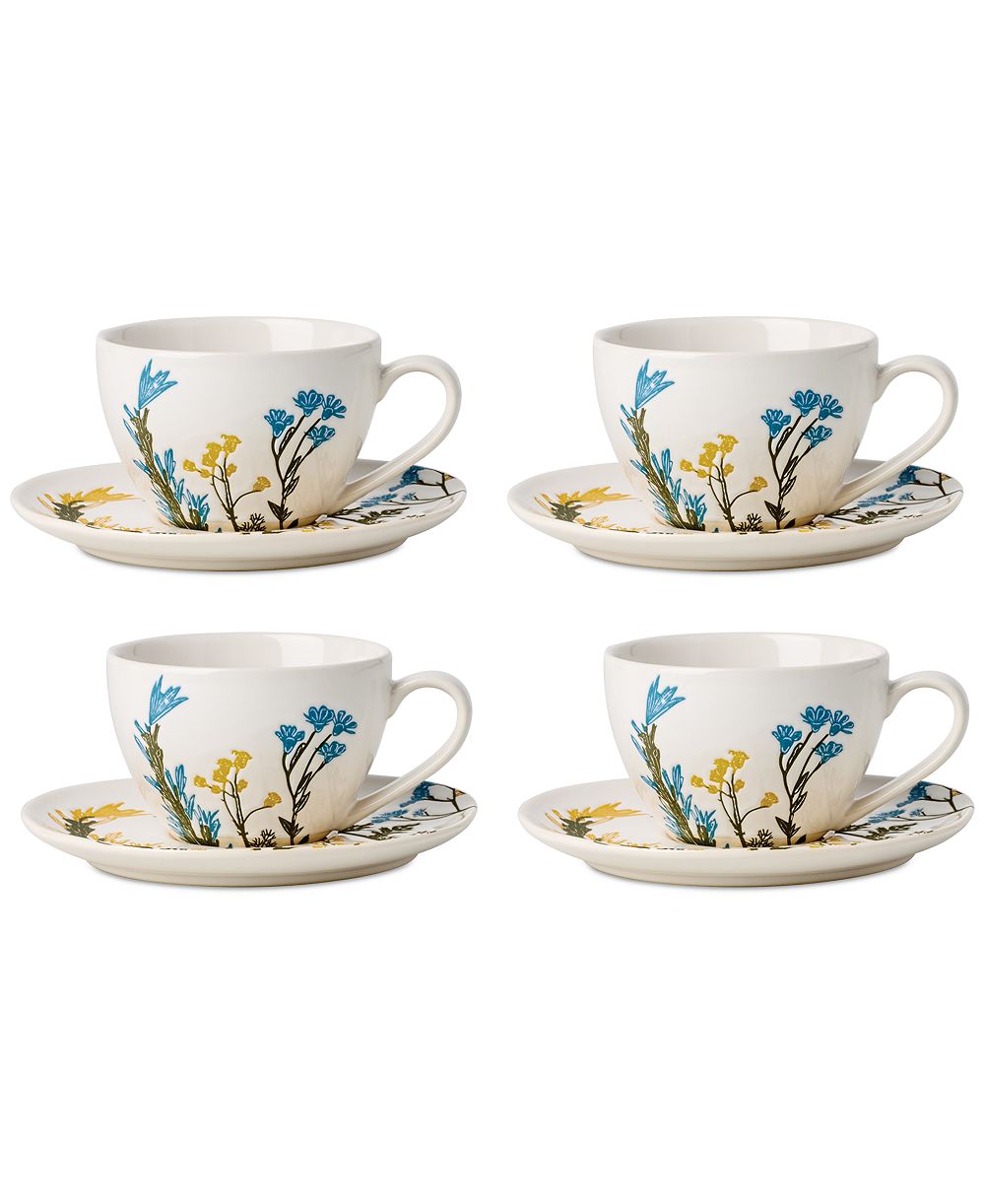 Lenox Wildflowers набор чайная чашка и блюдце, 4 шт