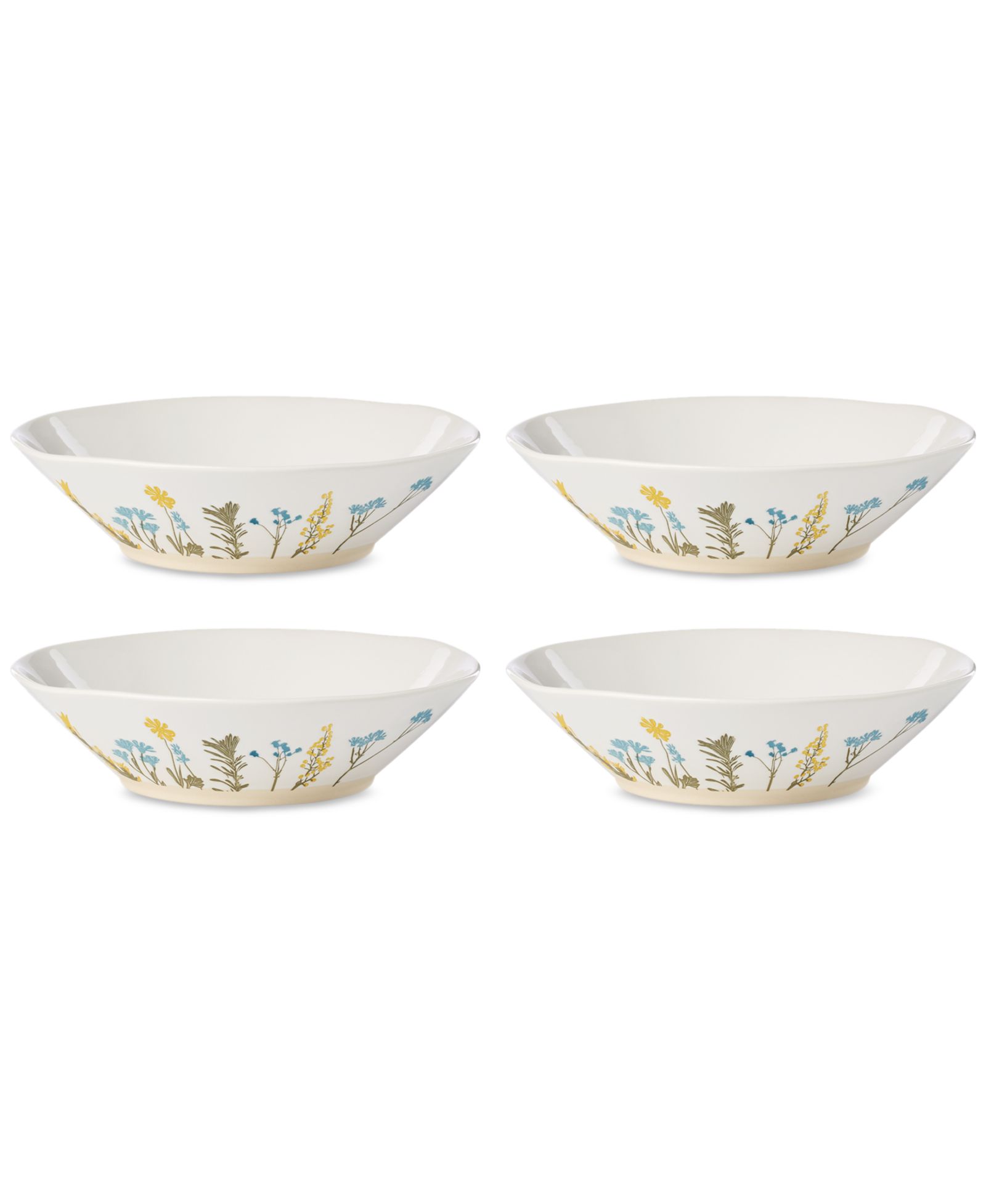 Lenox Wildflowers Pasta Bowls, Set of 4