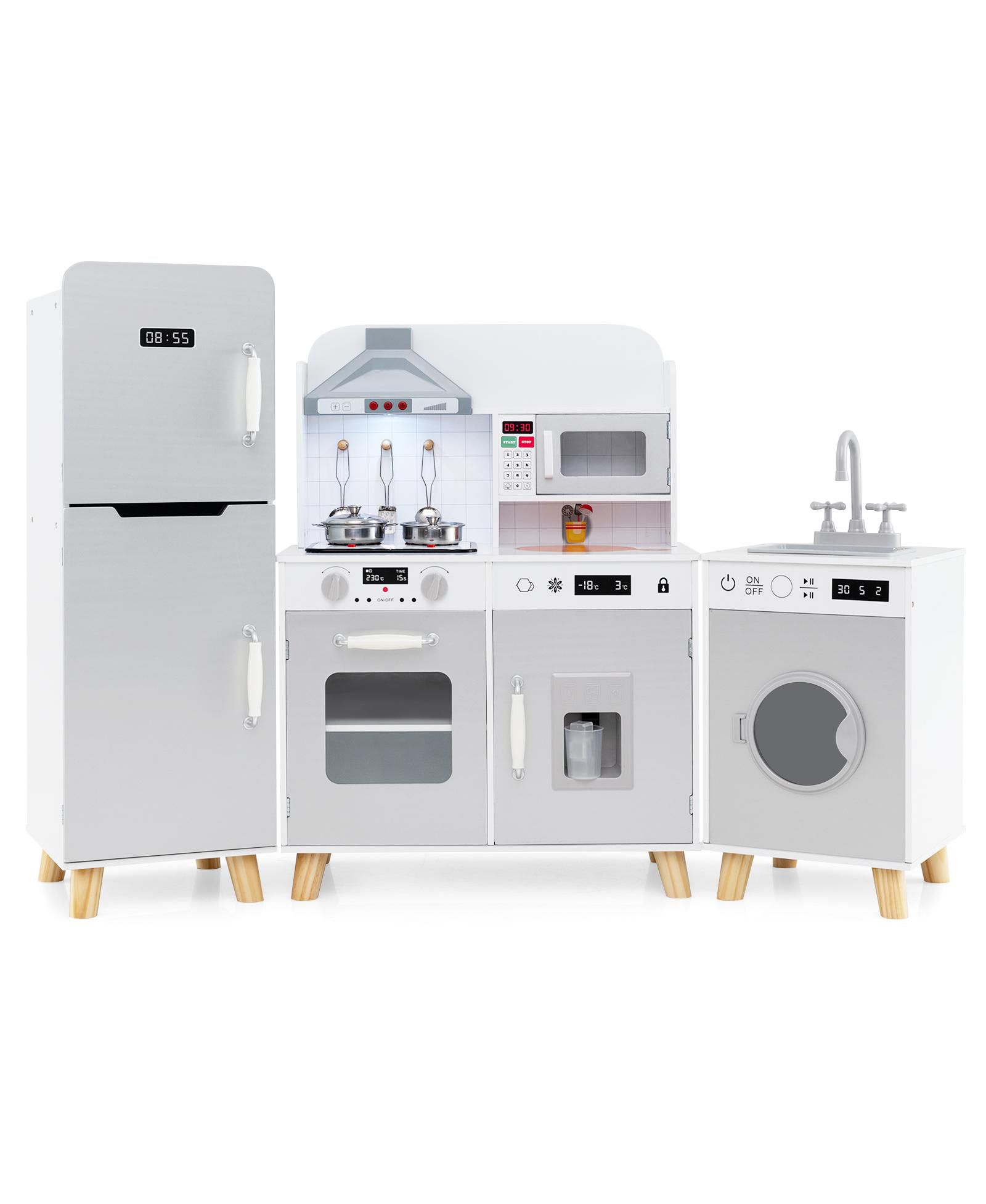 Slickblue 3-in-1 Interactive Kitchen Playset, Ages 3+
