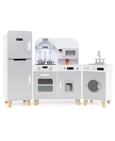 Slickblue 3-in-1 Interactive Kitchen Playset, Ages 3+