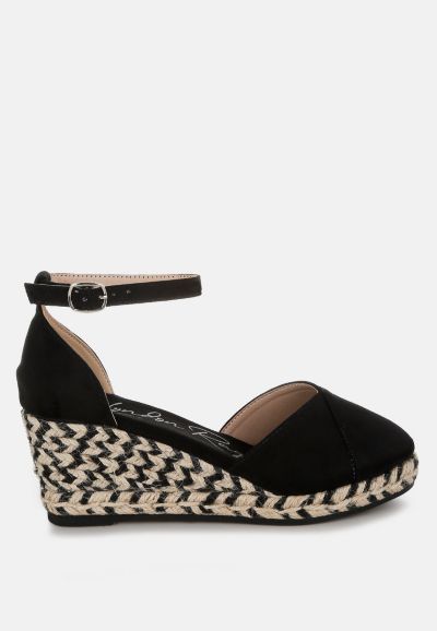 London Rag Women's Sorcruz Wedge Heel Espadrilles Sandals