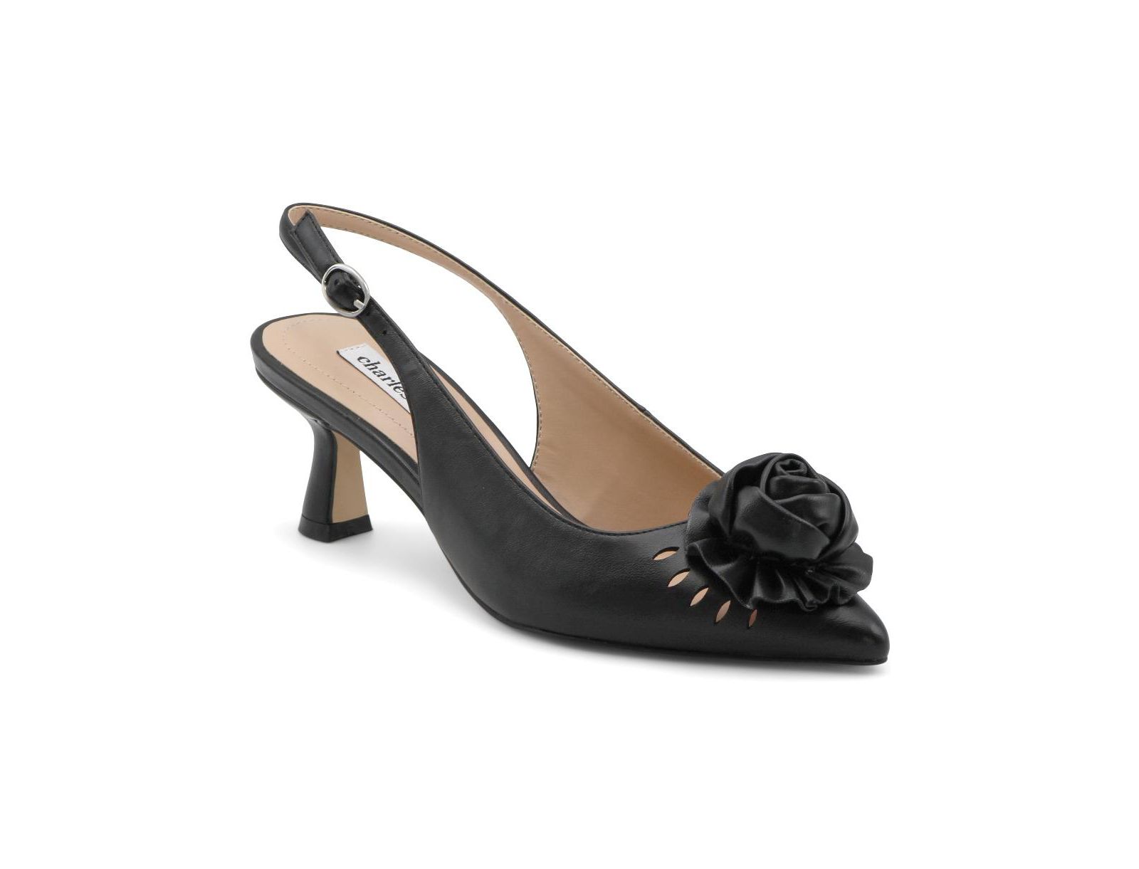 Charles David Womens Azure Slingback Floral Pump