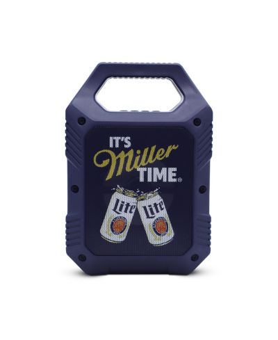 Miller Lite Mini Party Bluetooth LED Lights FM Radio Speaker