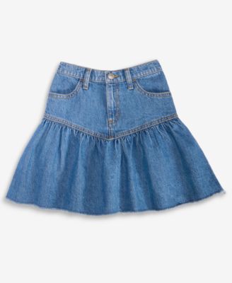 Детская джинсовая юбка Epic Threads Girls' 5-18 Indigo Cotton Denim Ruffle Skirt