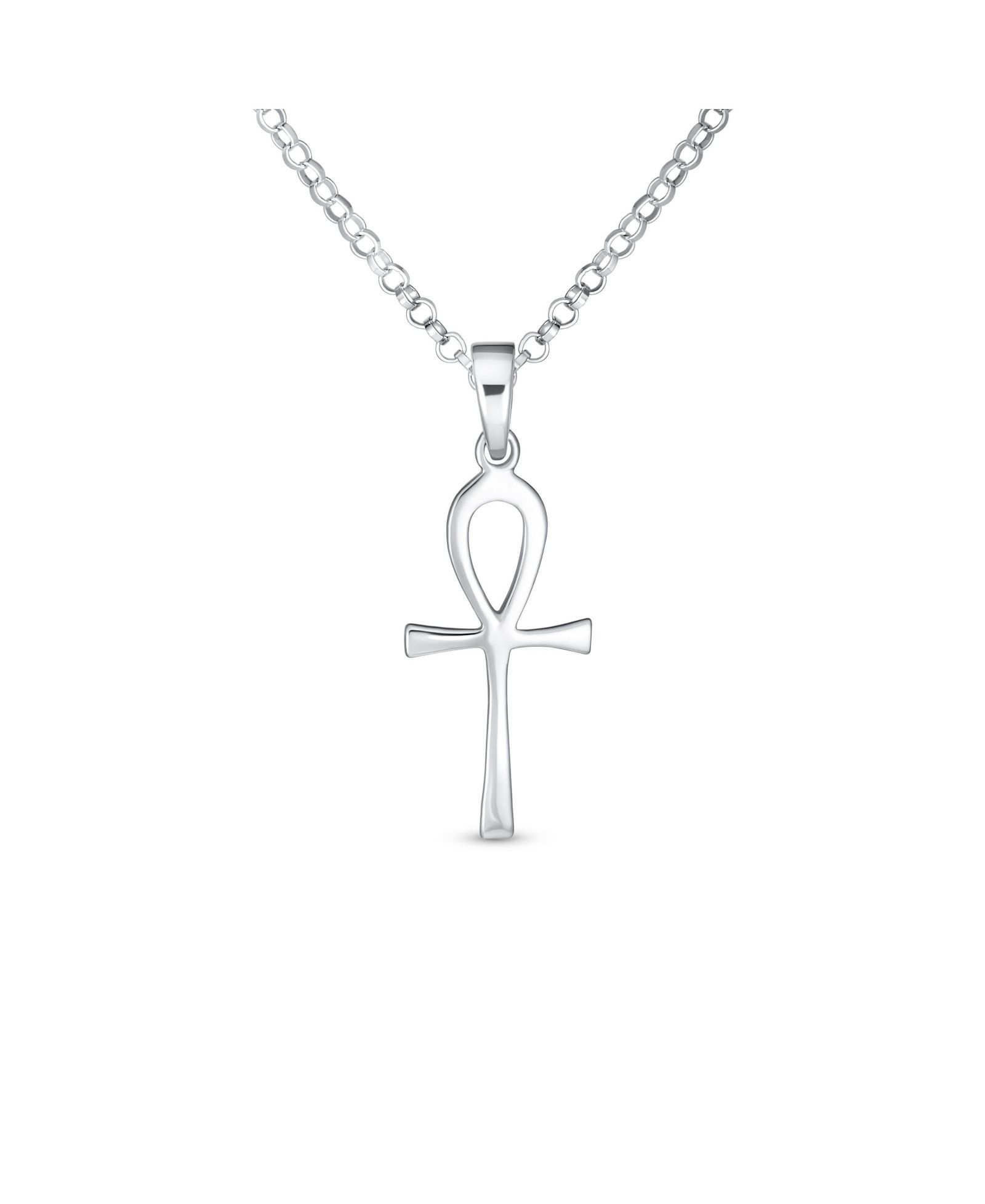 Bling Jewelry кулон-подвеска Ankh Cross из стерлингового серебра