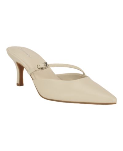 Calvin Klein Women's Jansy Buckle Strap Mid-Stiletto Pumps