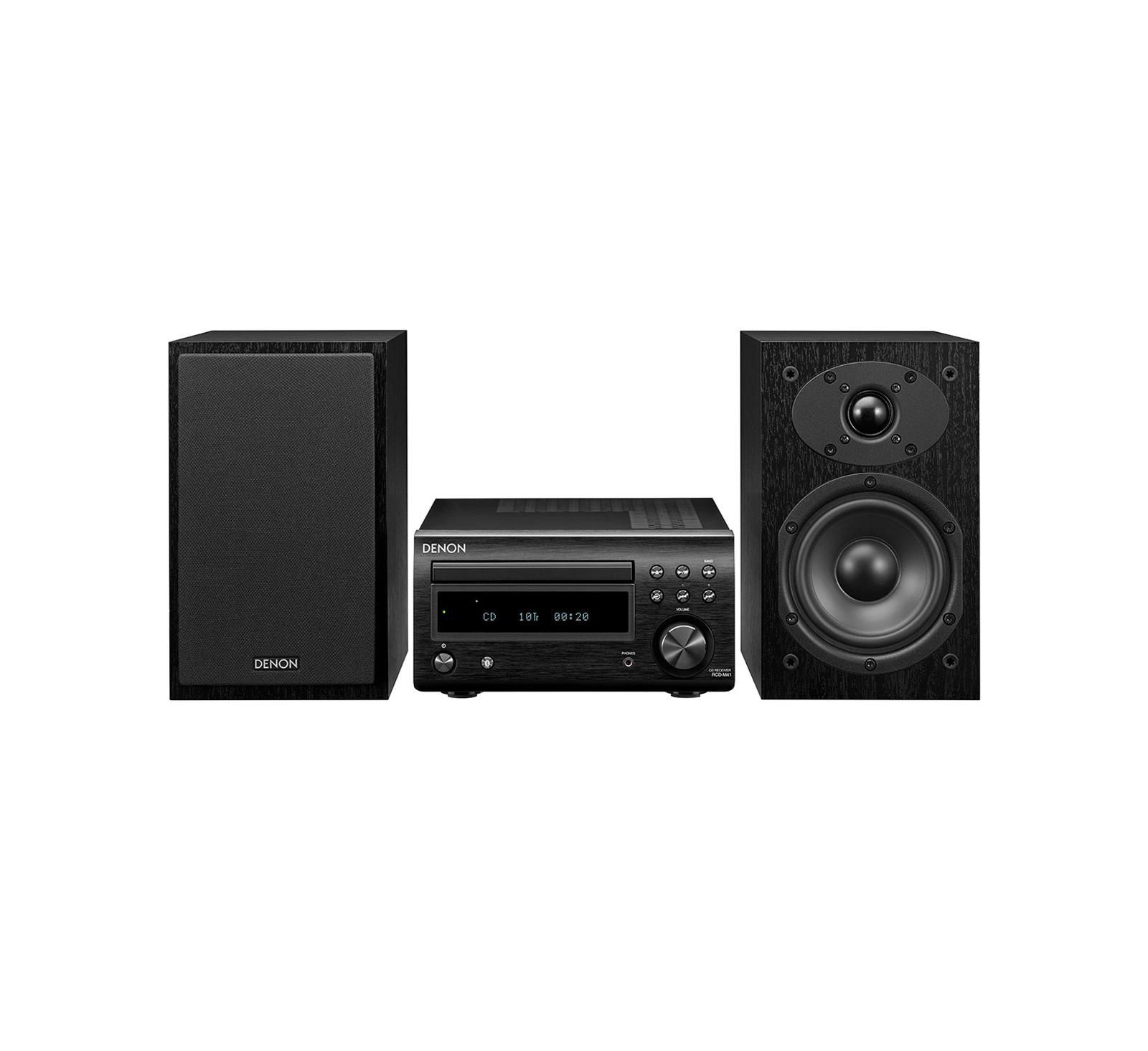 Denon D-M41 Hi-Fi System with CD, Bluetooth, and AM/FM Tuner