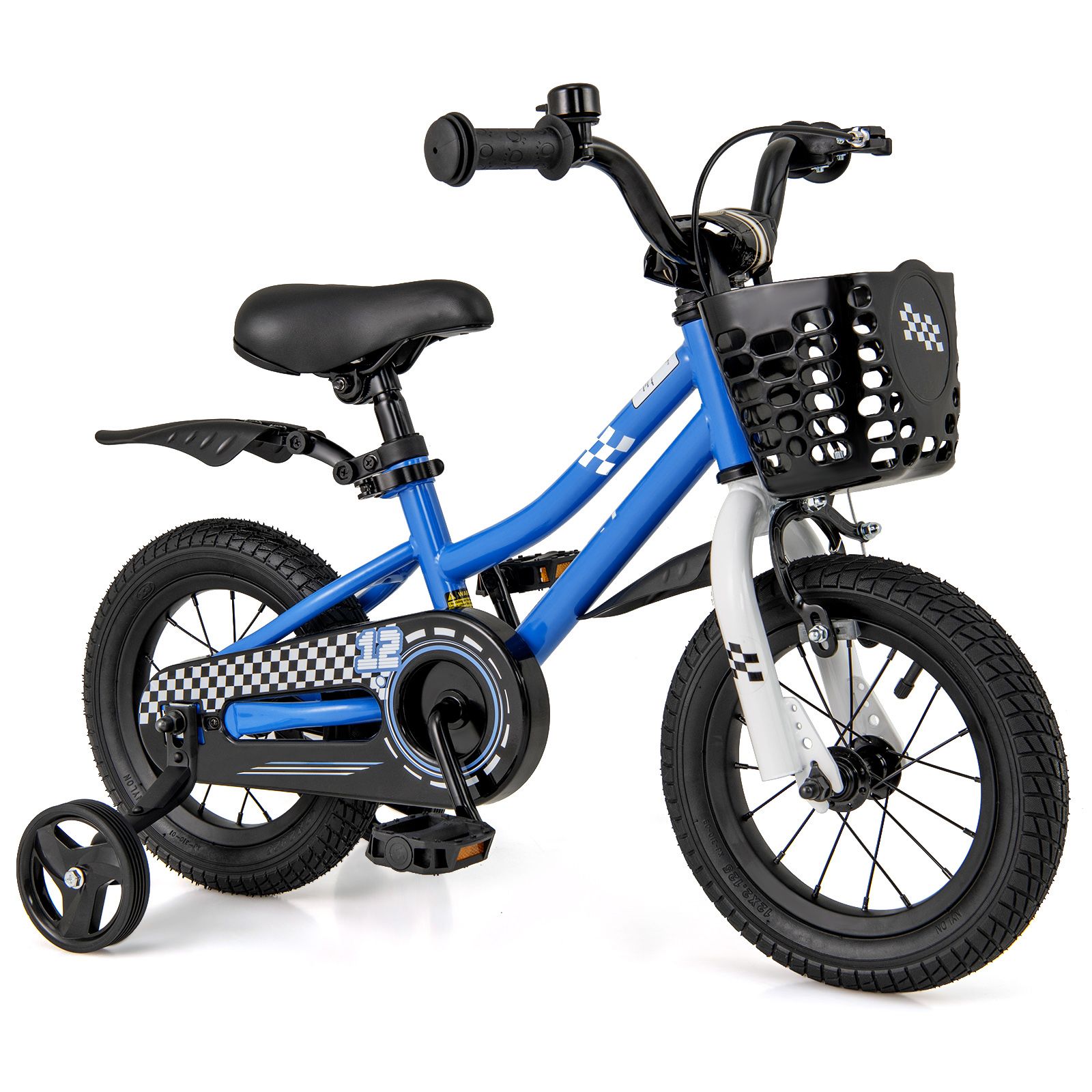 12 Inch Kids Bike with Training Wheels for Toddlers and Children
