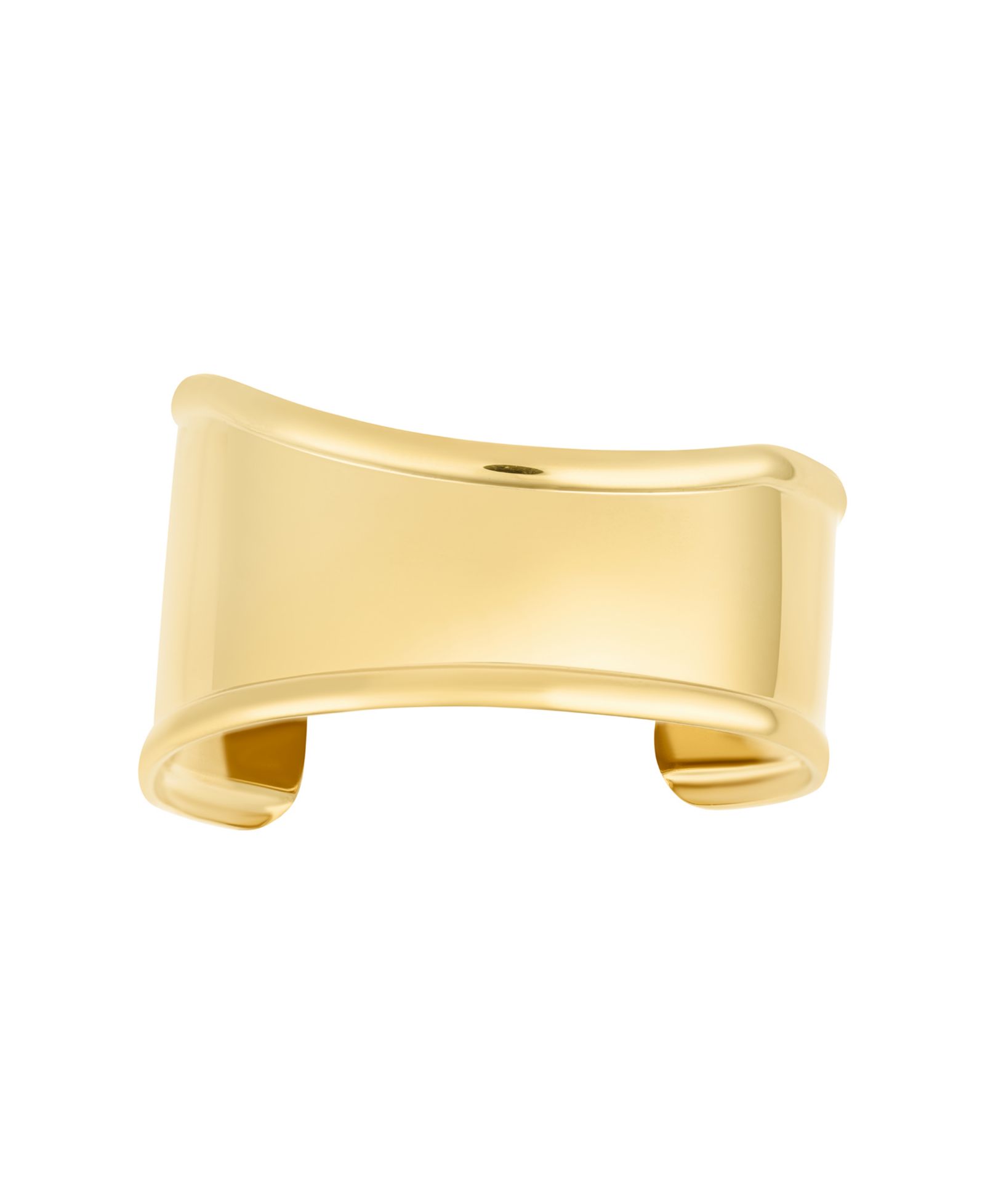 Браслет ADORNIA Tarnish Resistant 18k Gold Plated Tall Curve Cuff
