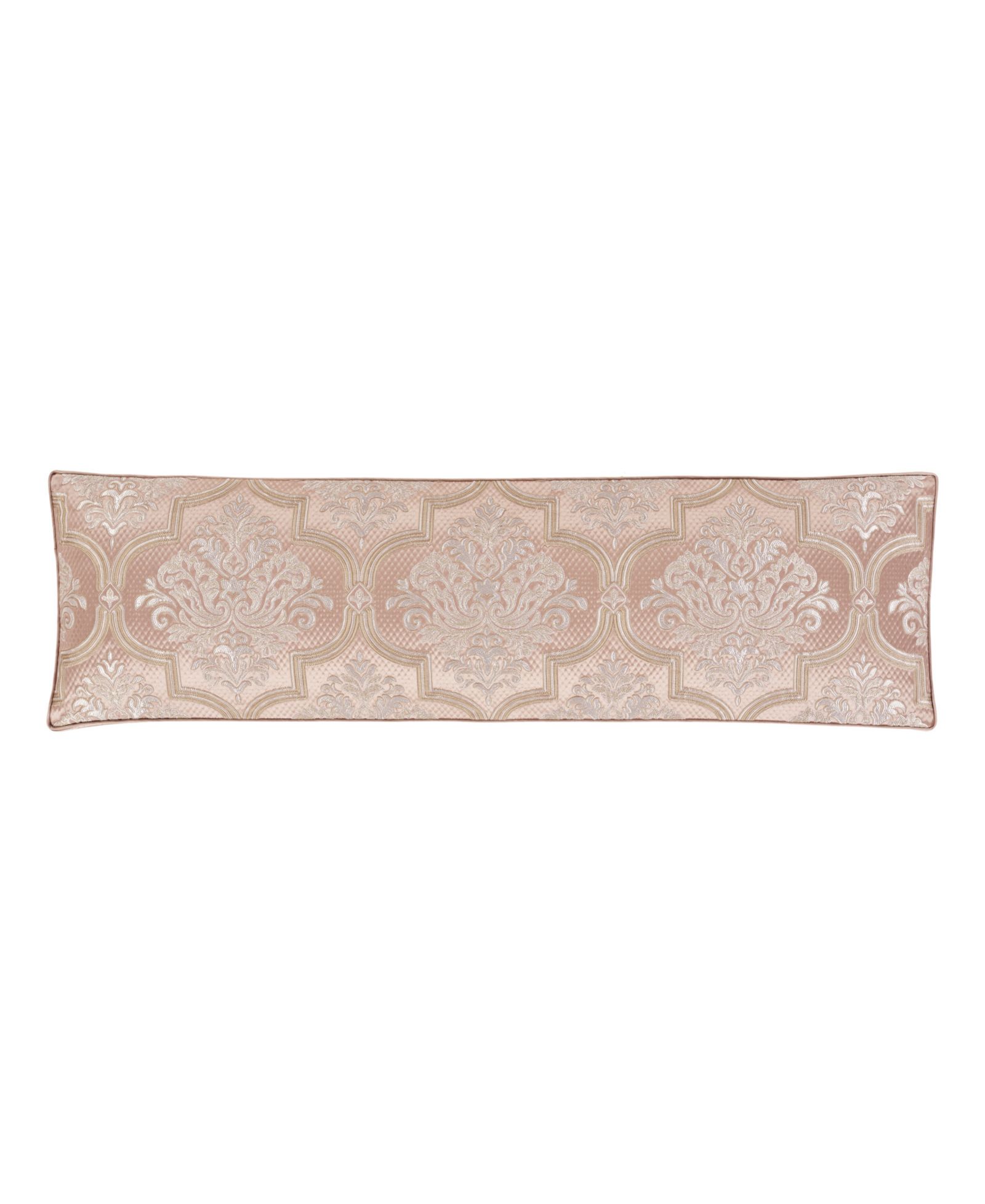 J Queen New York Rosewater Bolster Decorative Pillow, 15" x 52"