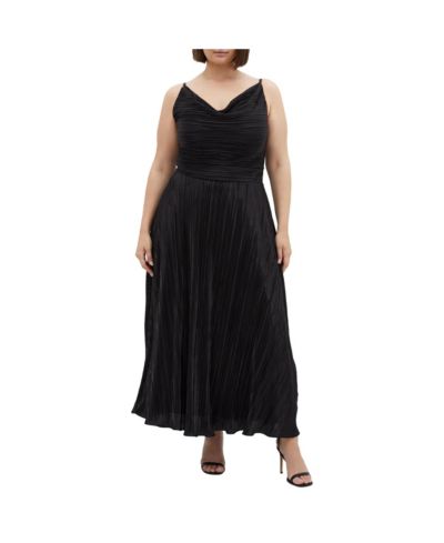 Платье Plus Size CITY CHIC Kamila с V-образным вырезом