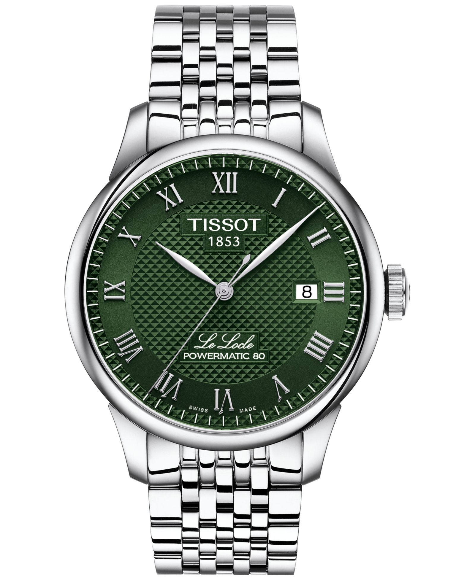 Tissot Men's Swiss Automatic Le Locle Powermatic 80 Stainless Steel Bracelet Watch 39mm