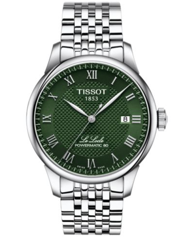 Мужские часы Tissot Le Locle Powermatic 80, стальной браслет, 39mm
