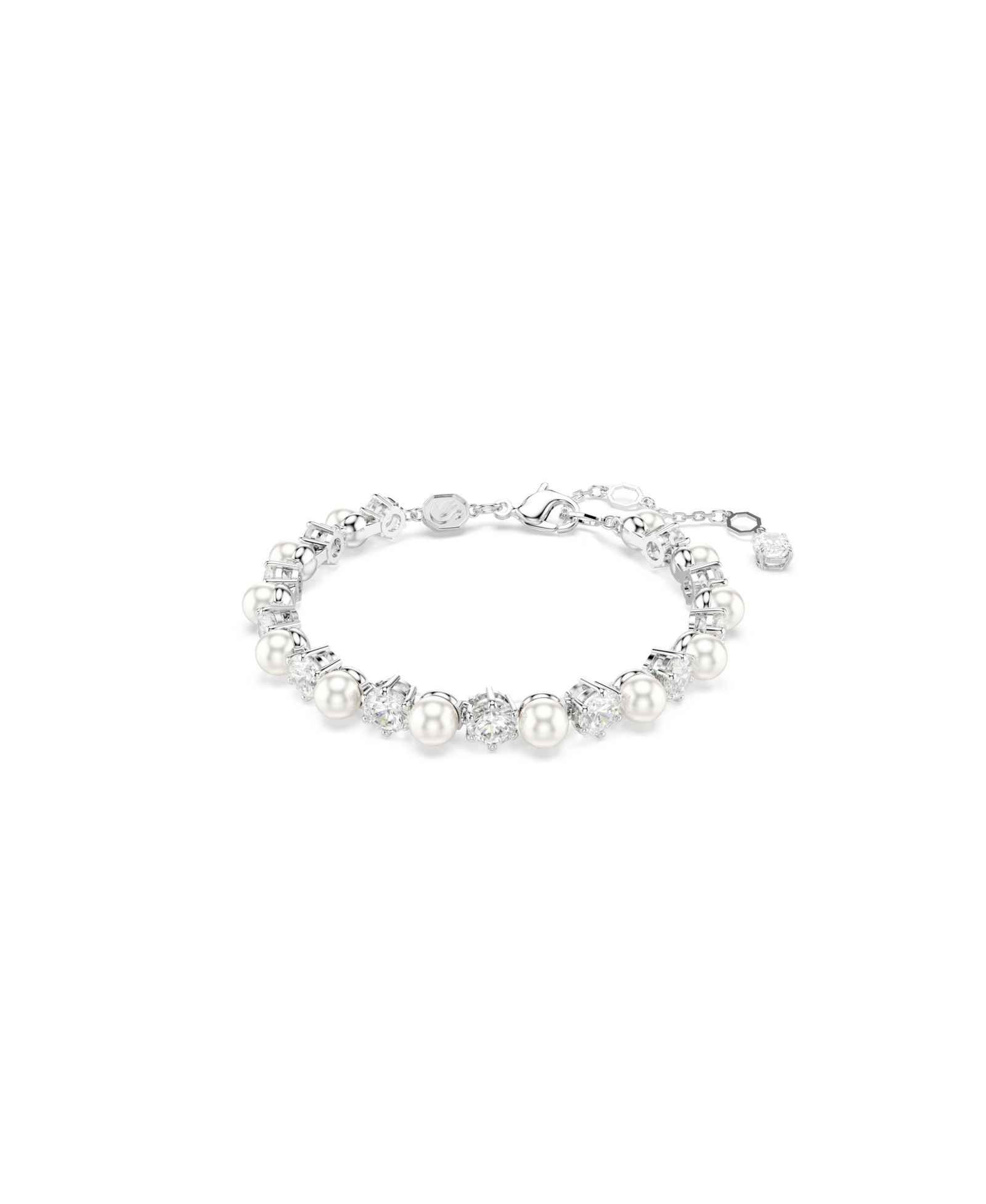 Swarovski Браслет Tennis с круглым ограненным культивированным жемчугом из кристаллов Swarovski
