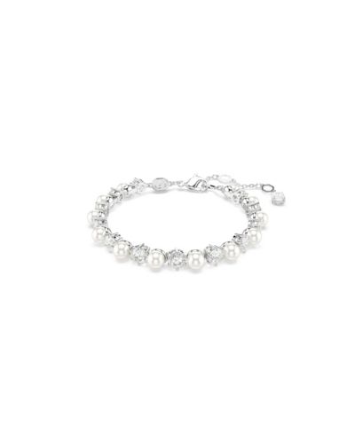 Swarovski Браслет Tennis с круглым ограненным культивированным жемчугом из кристаллов Swarovski