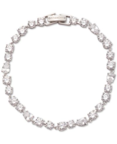 Givenchy Mixed Cubic Zirconia All-Around Flex Bracelet