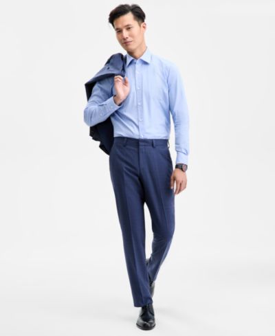 Мужские брюки HUGO by Hugo Boss Modern-Fit Plaid Suit Pants