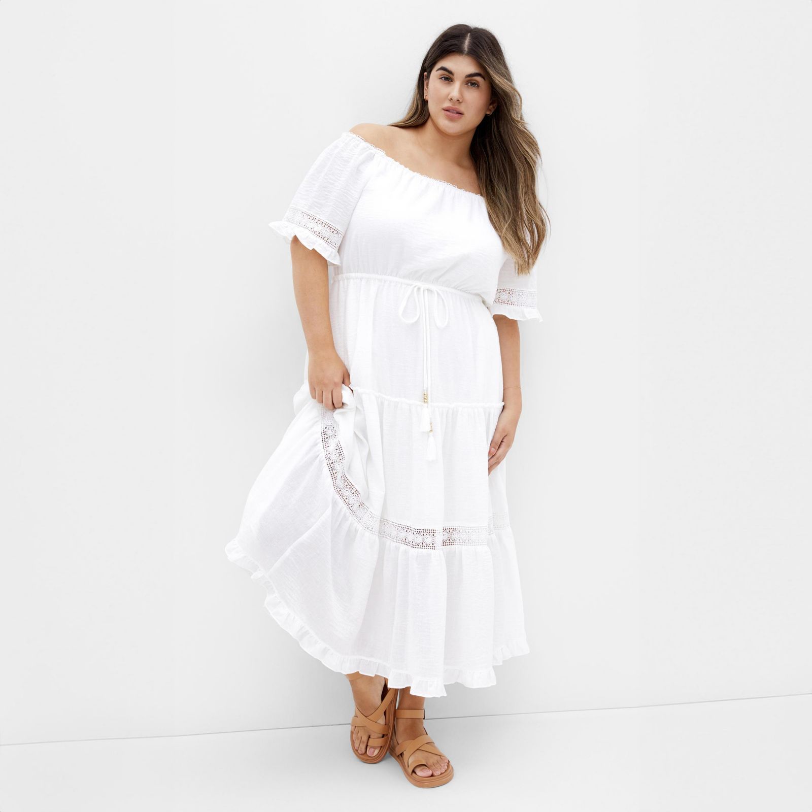 CITY CHIC Plus Size Angel Midi Dress