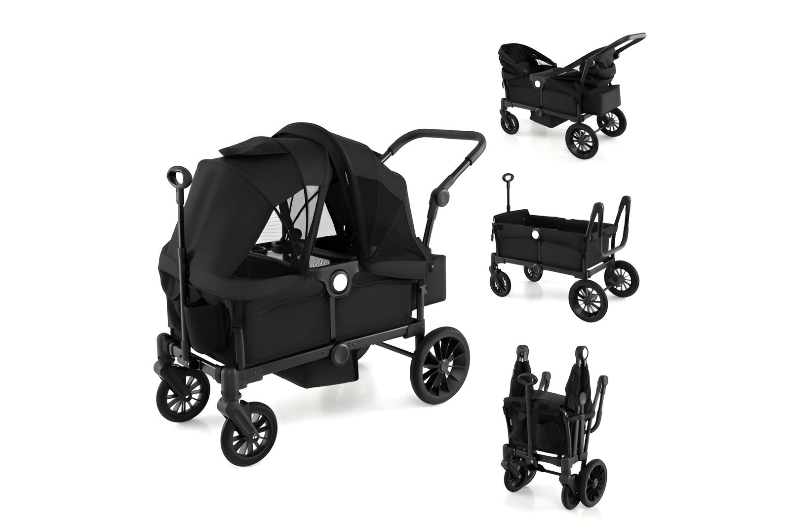 Детская прогулочная коляска Slickblue 2-Seater Collapsible