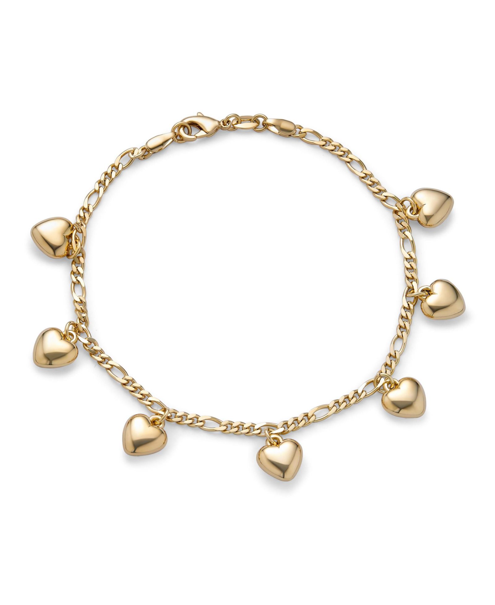 Браслет с подвесками в форме сердца Bling Jewelry