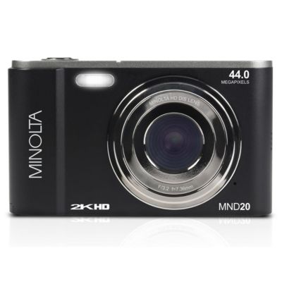 Minolta Minolta MND20 44 MP 2.7K Ultra HD Digital Camera (Black)