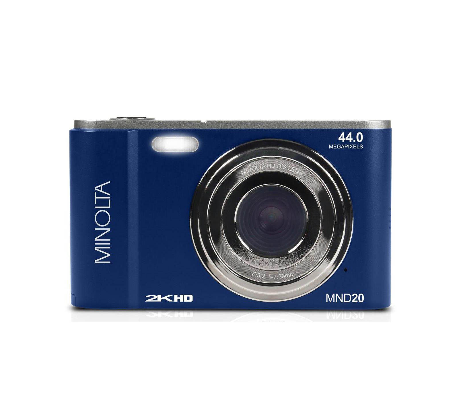Minolta Minolta MND20 44 MP 2.7K Ultra HD Digital Camera (Black)