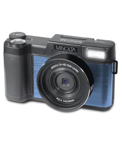 Minolta MND30 30MP 2.7K Quad HD 4x Digital Zoom Digital Camera