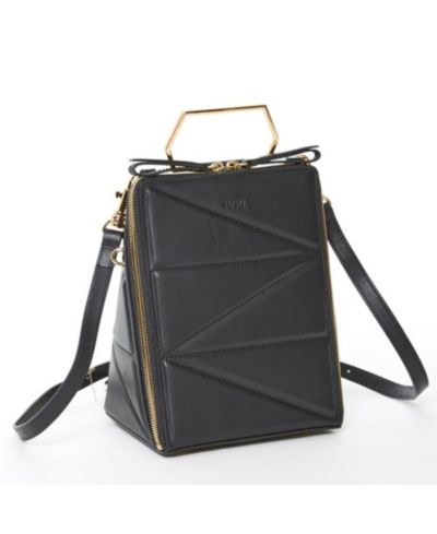 SUSU Black Leather Backpack Purse for Women Convertible Crossbody Bag, Classic Top Handle Handbag Stylish Quite Luxury Everyday Bag