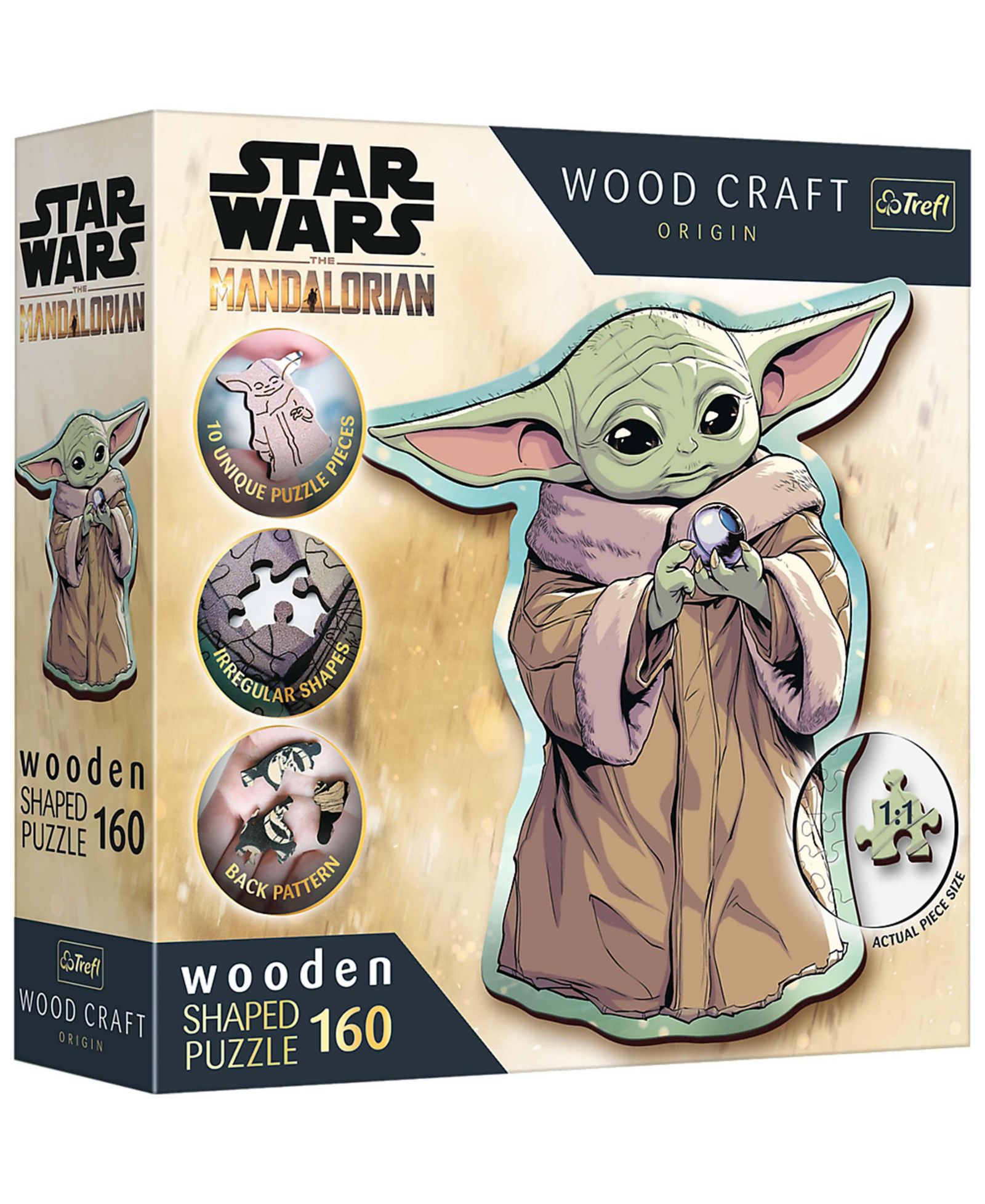 Деревянный пазл Trefl Star Wars Grogu