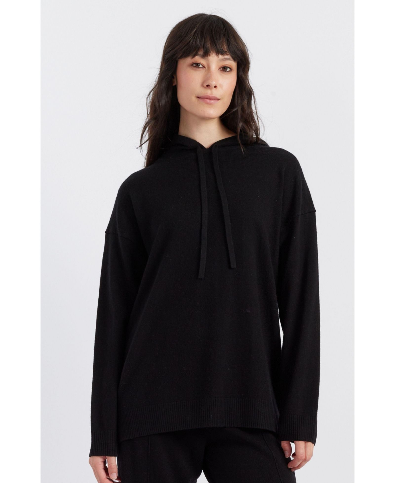 Chinti & Parker Women's Chinti and Parker Wool Cashmere Blend Relaxed Hoodie Sweater