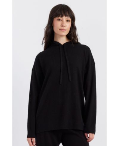 Chinti & Parker Women's Chinti and Parker Wool Cashmere Blend Relaxed Hoodie Sweater
