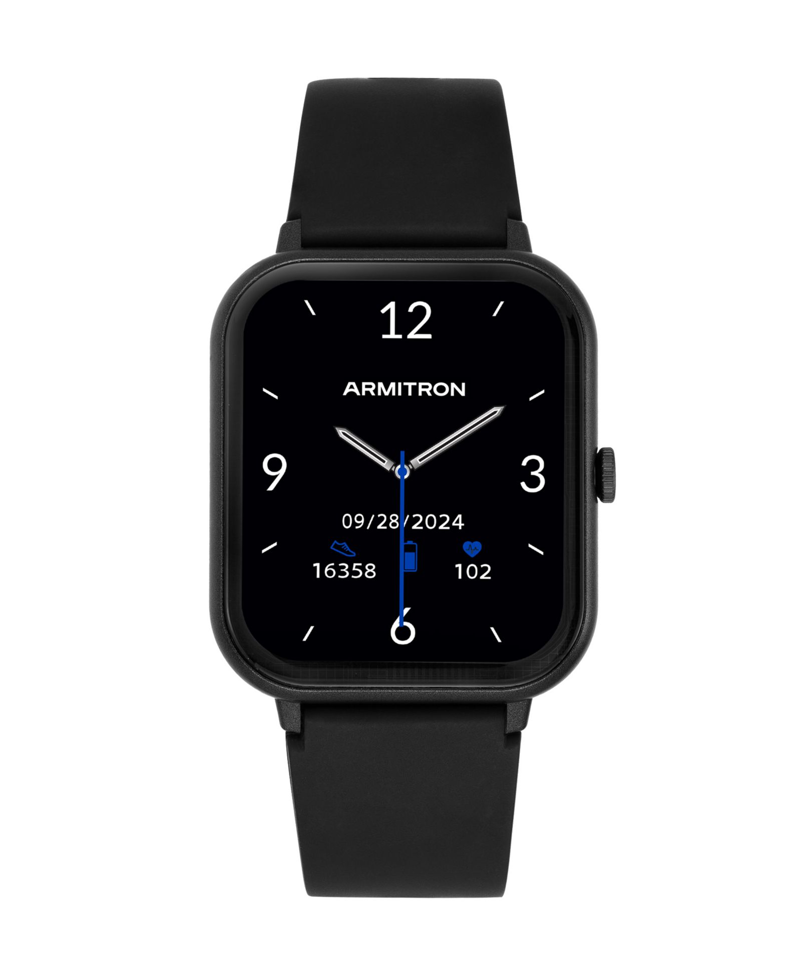 Armitron Connect Eclipse смарт-часы из черного силикона 45mm
