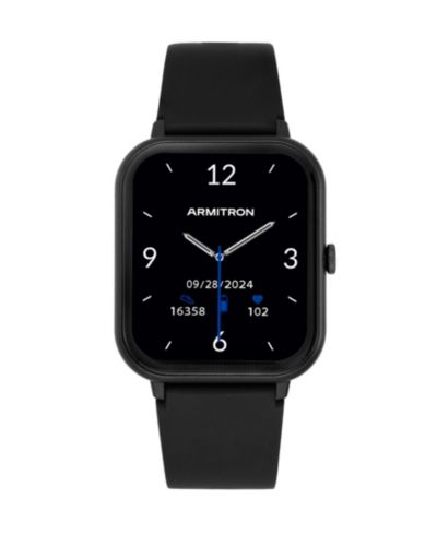 Armitron Connect Eclipse смарт-часы из черного силикона 45mm