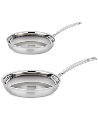 Cuisinart MultiClad Pro Stainless 2-Piece Skillet Set, Exclusively at Macy's