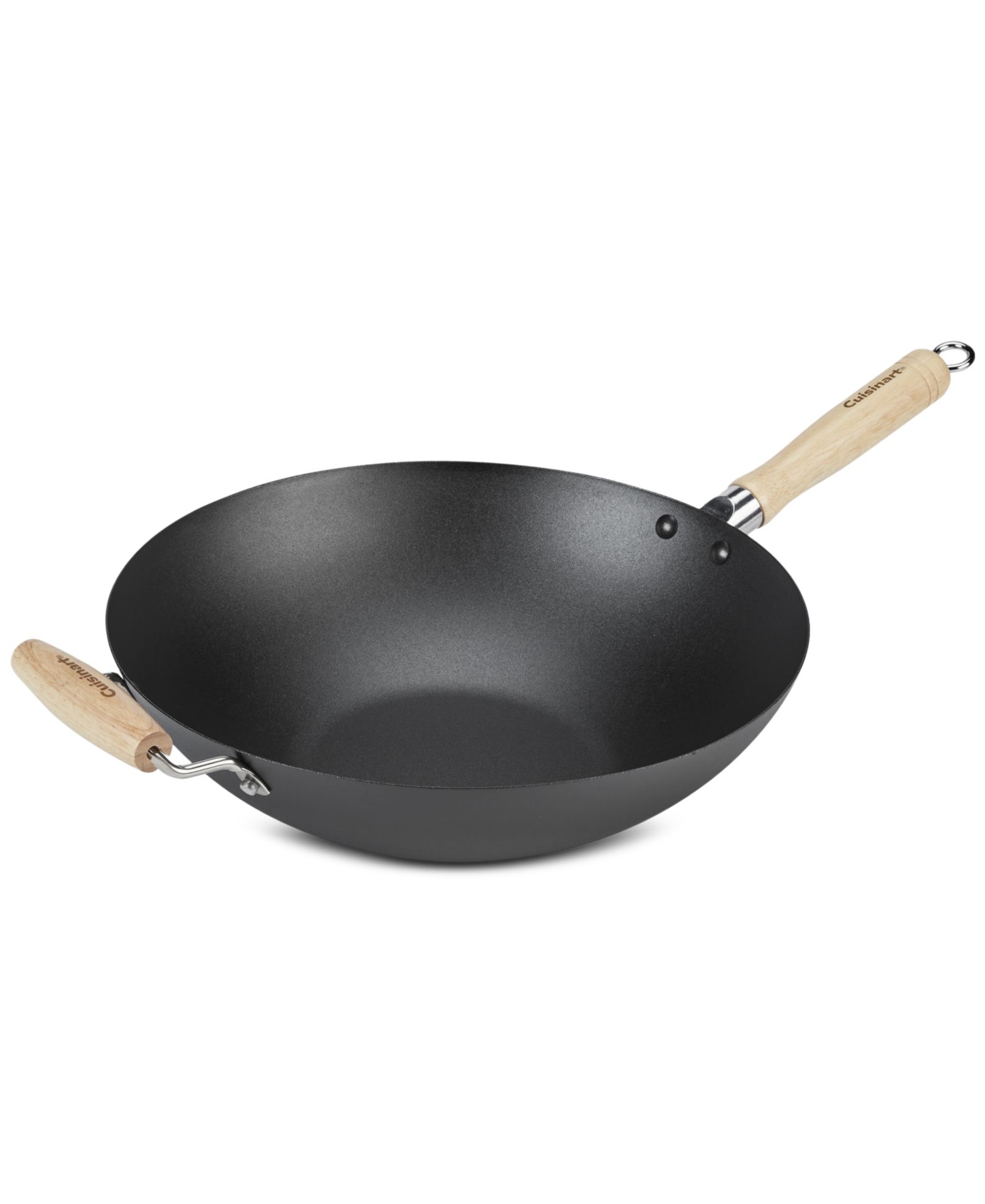 Cuisinart 14" Carbon Steel Wok with Helper Handle, Exclusively at Macy's