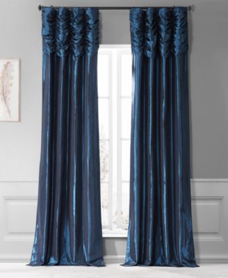 Half Price Drapes Шторы из искусственного шелка Taffeta с драпировкой, затемняющие
